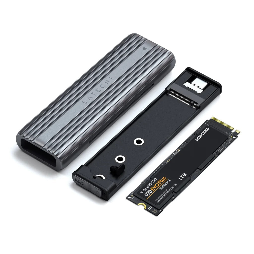 Satechi USB-C NVMe + SATA SSD enclosure